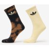 adidas Acid Wash Crew Socks 2-Pack Black/ Almost Yellow S