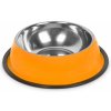 Miska pre psy - 18 cm - oranžová