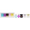 Versace Mini set Dylan Turquoise EDT 5 ml + Dylan Purple EDP 5 ml + Chrystal Noir EDT 5 ml + Bright Crystal EDT 5 ml + Yellow Diamond EDT 5 ml pre ženy