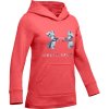 Dievčenská mikina Under Armour Rival Print Fill Logo Hoodie Daiquiri - YXS