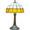 Tiffany stolná lampa Renesancia211 - HuizhouOufuLighting v.48xš.30,sklo/kov,40W