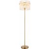 Globo Lighting Gorley stojaca lampa 1x60 W biela-priehľadná-zlatá 15698SM