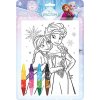 Jiri Models Omaľovánkový set s obojstrannými voskovkami Ľadové kráľovstvo