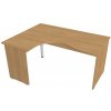 kancelársky stôl ergo pravý 160x120 cm - GE 2005 P dub