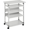 Durable Počítačový vozík SYSTEM 75 VH 372010 Farba stolové dosky: sivá (d x š x v) 500 x 750 x 950 mm sivá; 372010