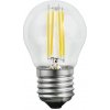 ! ! Polux GOLDLUX LED žiarovka E27 P45 4W = 35W 400lm 3000K Warm 360° Filament