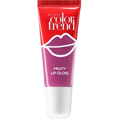 Avon Color Trend Fruity Lips lesk na pery s hydratačným účinkom Berry 10 g