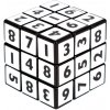 Sudoku kocka Bílá