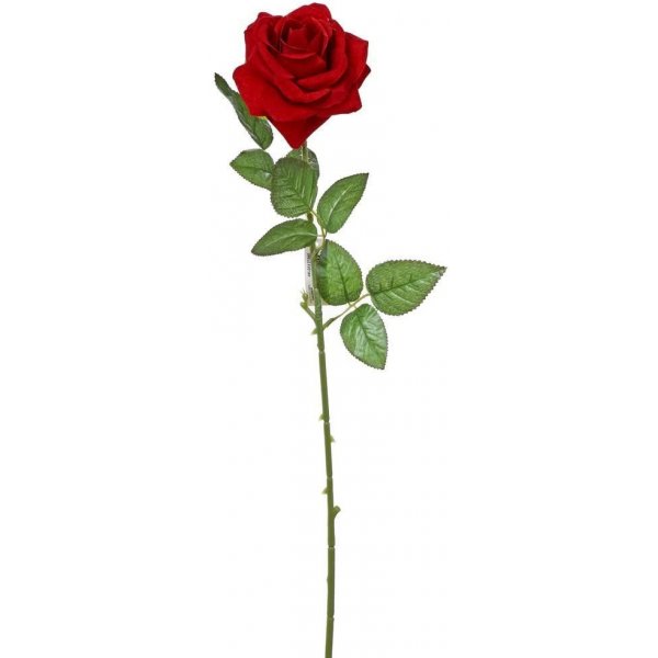 Ruža kus červená 78cm 1101442 - Umelé kvety od 1,39 € - Heureka.sk