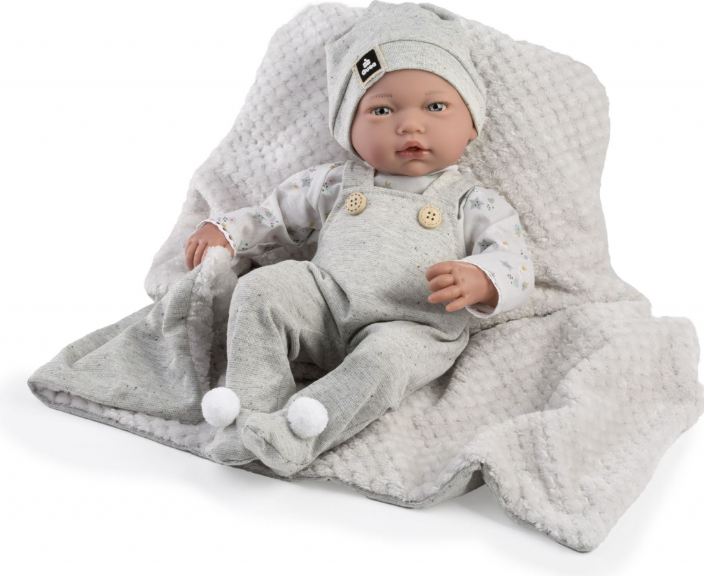 Guca Realistické miminko holčička Elsa na polštářku