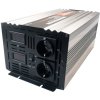 HOULI Napájací menič 12V na 230V, 3000W/6000W, čistá sínusoida, 2 zásuvky HPZD0030U 12V/50Hz/230V/EU