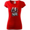 Šachový stôl - Dámske tričko Pure - S ( Červená )
