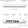 Ubiquiti Desktop 10G independent gateway with integrated 4-port 2.5 GbE switch UXG-Fiber