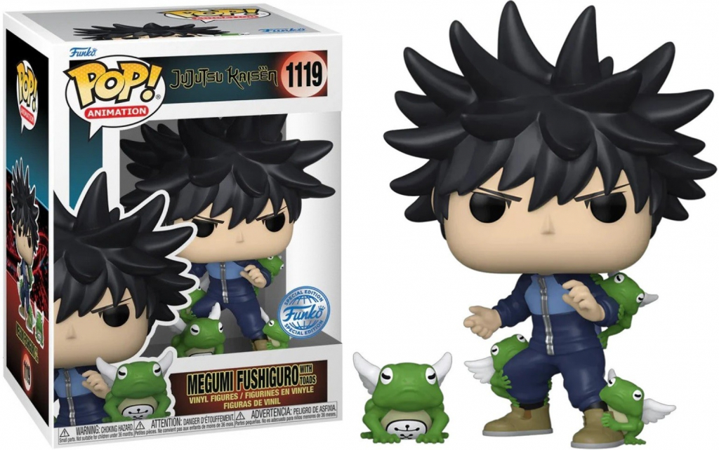 Funko POP! Jujutsu Kaisen Megumi Fushiguro with Toads Special Edition