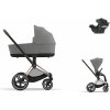 Cybex Platinum CYBEX Priam Travel Set + Aton B2 i-Size mirage grey 2024 rose gold