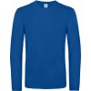 B&C E190 LSL / Pánske tričko s dlhým rukávom, z ťažkej bavlny - royal blue L