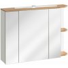 COMAD - Zrkadlová skrinka 90cm 3 dvierka PLATINUM 5907611648247