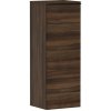Hansgrohe Xelu Q Bočná skrinka 40x107x35 cm, 1 dvierka, pánty vpravo, tmavý orech/matná čierna 54134670-HG