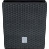 Prosperplast Rato Low Kvetináč 26,2 x 26,2 x 26,6 cm, antracit