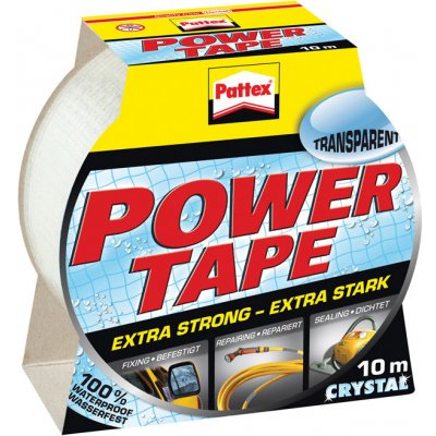 Pattex páska Power Tape lepiaca 50 mm x 10 m lepiaca transparentná