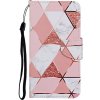 PROTEMIO 102861 ART Peňaženkový kryt pre Samsung Galaxy A06 PINK MARBLE