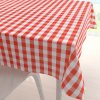 Biante Teflónový štvorcový obrus TF-071 Červeno-biela kocka 90x90 cm