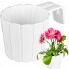 Prosperplast Kvetináč závesný BOARDEE HOOK biely 14,4 cm