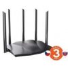 Tenda TX12 Pro AX3000 WiFi6 Router, 1x GWAN, 3x GLAN, IPv6, 5x 6dBi, WPA3, Mesh, CZ app (75011973)