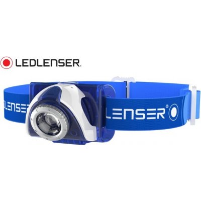 Nabíjateľná Čelovka Led Lenser SEO7R s Focus optikou Modrá