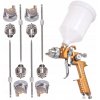 Lakovacia pištoľ HVLP 4x Trysky 1,3 1,7 2,0 2,5 mm Auarita H-827 Gold