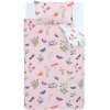 Ružové detské obliečky na dvojlôžko 200x200 cm Butterfly Garden – RHS