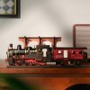 RoboTime 3D drevená skladačka Vintage parná lokomotíva