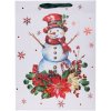 AGB2018902 TAŠKA darč. V41x30+12cm Starly Snowman