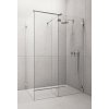RADAWAY EUPHORIA W2 80cm pevná stena do kombinácie / sprchový kút Walk-in III, profil chróm, sklo číre, 383120-01-01