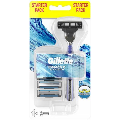 Gillette Mach3 Start holicí strojek pro muže + náhradní hlavice 2 kusy