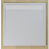 SanSwiss WIQ 090 04 04 Sprchová vanička čtvercová 90×90 cm bílá, kryt bílý, skládá se z WIQ 090 04 a BWI 090 04 04 12007