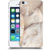 Picasee silikónový prehľadný obal pre Apple iPhone 5/5S/SE - Cream marble