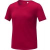 Dámske tričko cool fit s krátkym rukávom Kratos - Červená, 3XL