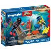Playmobil 72078 Policajný potápač s pokladom