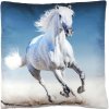 Jerry Fabrics Vankúš White horse 40x40