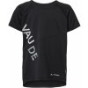 Detské cyklistické tričko Vaude Kids Moab T-Shirt II - black 110/116