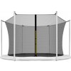 INLEA Vnútorná ochranná sieť na trampolínu s celkovým priemerom 305 cm na 6 tyčí - čierna
