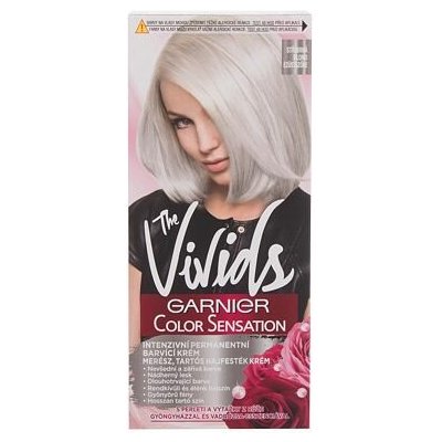Garnier Color Sensation The Vivids intenzivní permanentní barva na vlasy 40 ml odstín Silver Blond pro ženy