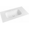 Sapho TREOS umývadlo 76,6x51,3 cm, Rockstone, biela matná TS077-0101