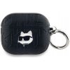 Karl Lagerfeld puzdro gumené Apple Airpods Pro 2 KLAP2PGCHPK čierne