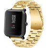 Oceľový pásik pre Huami Amazfit Bip / Bip Lite / GTR 42mm / GTS / GTS 2 farba Zlatá BIPSSG