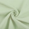 Mušelín dvojitá gázovina MSN-067 Pastelovo pistáciová - metráž šírka 140 cm