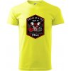Šedesátiletý poklad z původních dílů 1966 - Klasické pánske tričko vyššej gramáže - M ( Neonová žltá )
