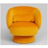 Orion otočné kreslo žlté