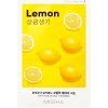 Missha Airy Fit Lemon plátenná maska pre rozjasnenie pleti 19 g